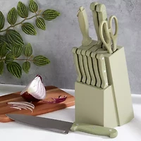 Basic Essentials Stainless Steel 12-pc. Knife Block Set