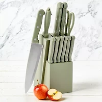 Basic Essentials Stainless Steel 12-pc. Knife Block Set