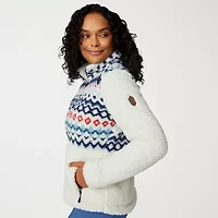 Free Country Womens Fleece Easy-on + Easy-off Lightweight Jacket