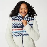 Free Country Womens Fleece Easy-on + Easy-off Lightweight Jacket