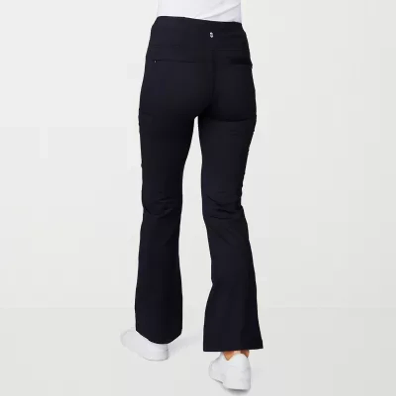 Free Country Womens Wide Leg High Rise Regular Fit Active Pull-On Pant
