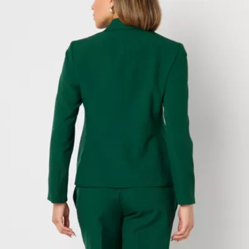 Black Label by Evan-Picone Womens Classic Fit Suit Jacket