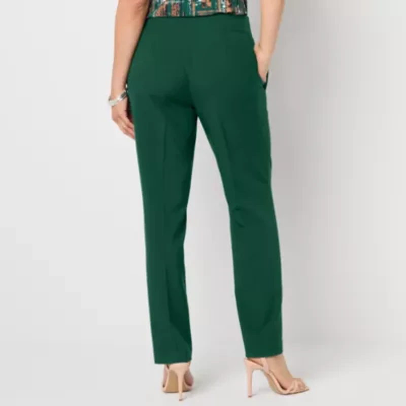 Black Label by Evan-Picone Womens Classic Fit Straight Suit Pant