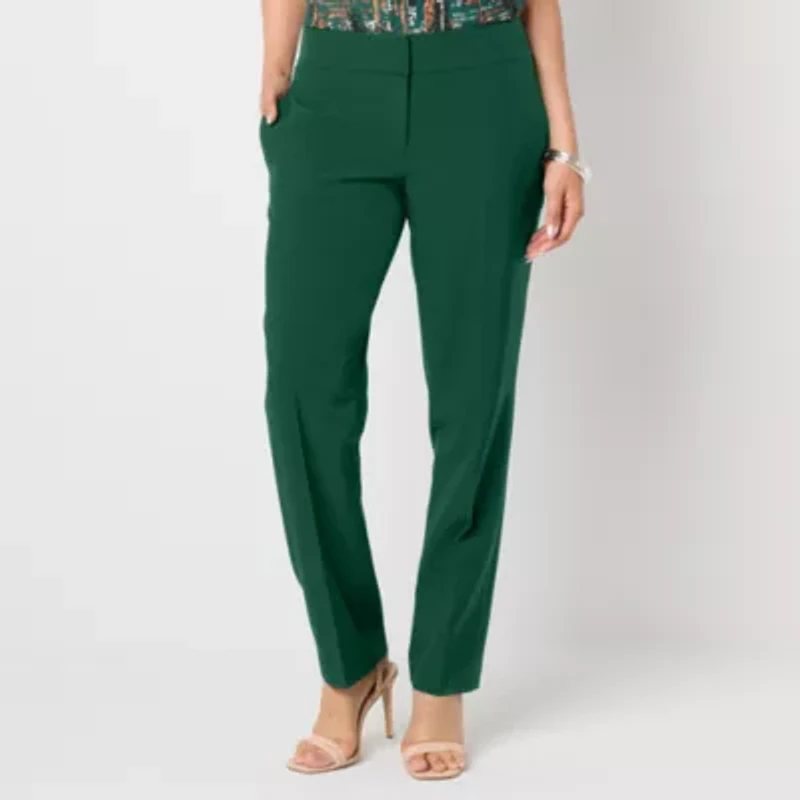 Black Label by Evan-Picone Womens Classic Fit Straight Suit Pant