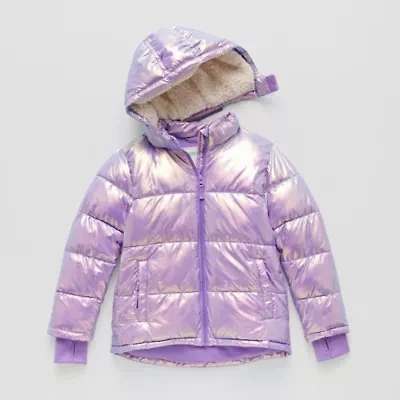 Thereabouts Little & Big Kid Girls Heavyweight Puffer Jacket