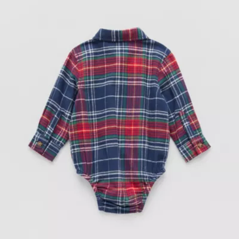 Okie Dokie Baby Boys Long Sleeve Bodysuit