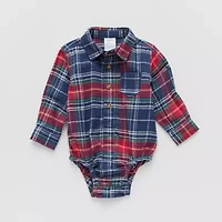 Okie Dokie Baby Boys Long Sleeve Bodysuit