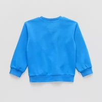 Okie Dokie Toddler & Little Boys Crew Neck Fleece Long Sleeve Sweatshirt