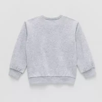 Okie Dokie Toddler & Little Boys Crew Neck Fleece Long Sleeve Sweatshirt