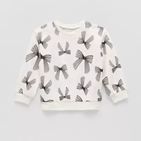 Okie Dokie Toddler & Little Girls Crew Neck Fleece Long Sleeve Sweatshirt