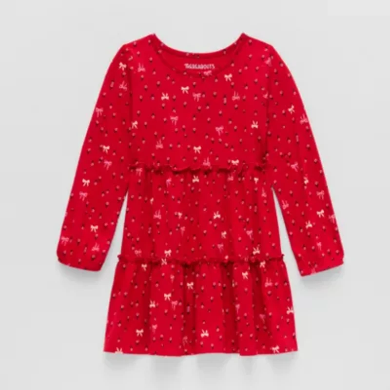 Thereabouts Little Girls Long Sleeve Skater Dress