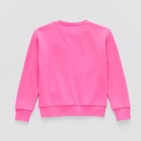 Thereabouts Little Girls Round Neck Long Sleeve Sweatshirt
