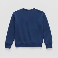 Thereabouts Little Girls Round Neck Long Sleeve Sweatshirt