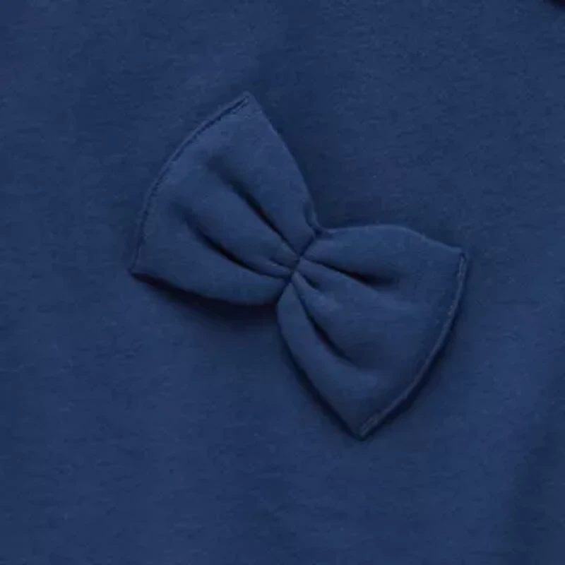 Thereabouts Little Girls Round Neck Long Sleeve Sweatshirt