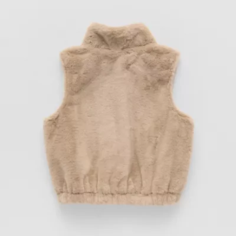 Thereabouts Little & Big Kid Girls Mock Neck Sleeveless Vest