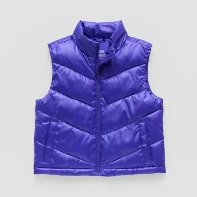 Xersion Little & Big Kid Girls Heavyweight Puffer Vest