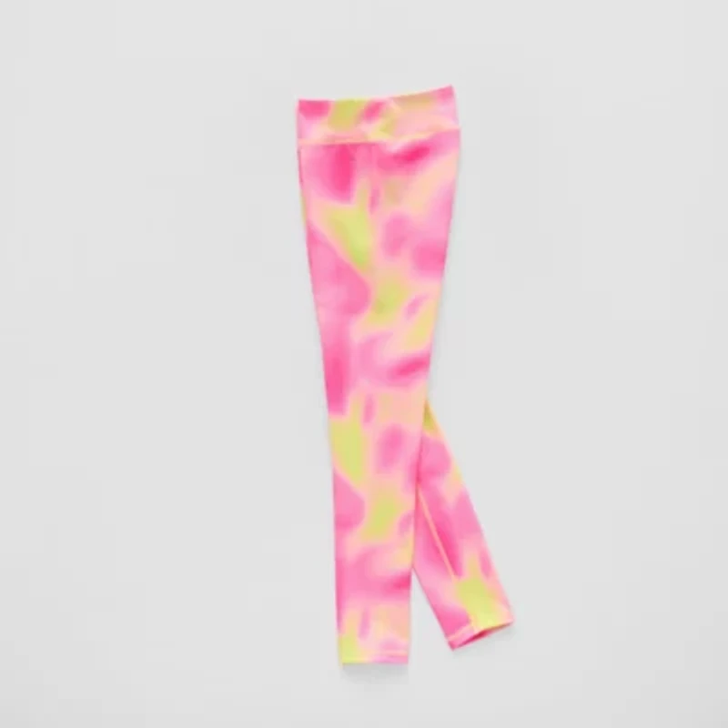 Xersion Little & Big Kid Girls Quick Dry High Rise Active Full Length Leggings