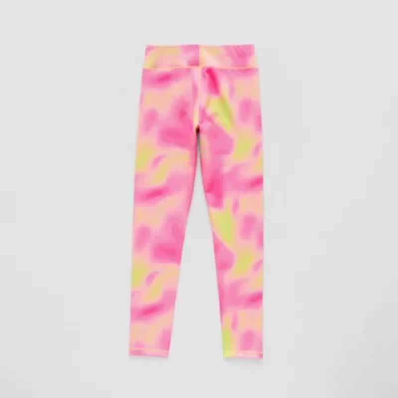 Xersion Little & Big Kid Girls Quick Dry High Rise Active Full Length Leggings