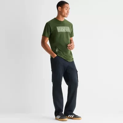 Airwalk Mens Straight Fit Cargo Pant