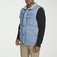 Levi's Mens Denim Midweight Big and Tall Quilted Vest
