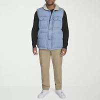 Levi's Mens Denim Midweight Big and Tall Quilted Vest