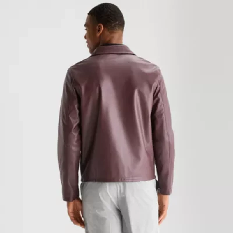 J. Ferrar Mens Midweight Motorcycle Jacket