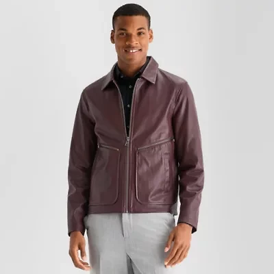 J. Ferrar Mens Midweight Motorcycle Jacket