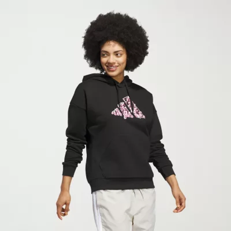 adidas Womens Long Sleeve Fleece Active Hoodie