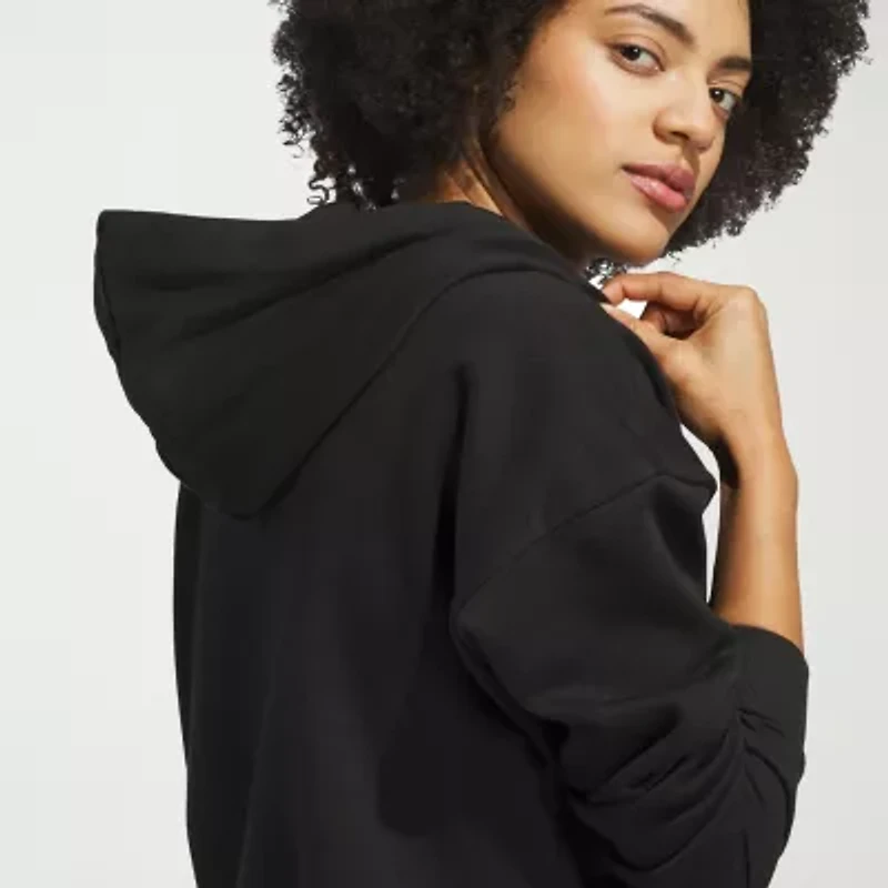 adidas Womens Long Sleeve Fleece Active Hoodie