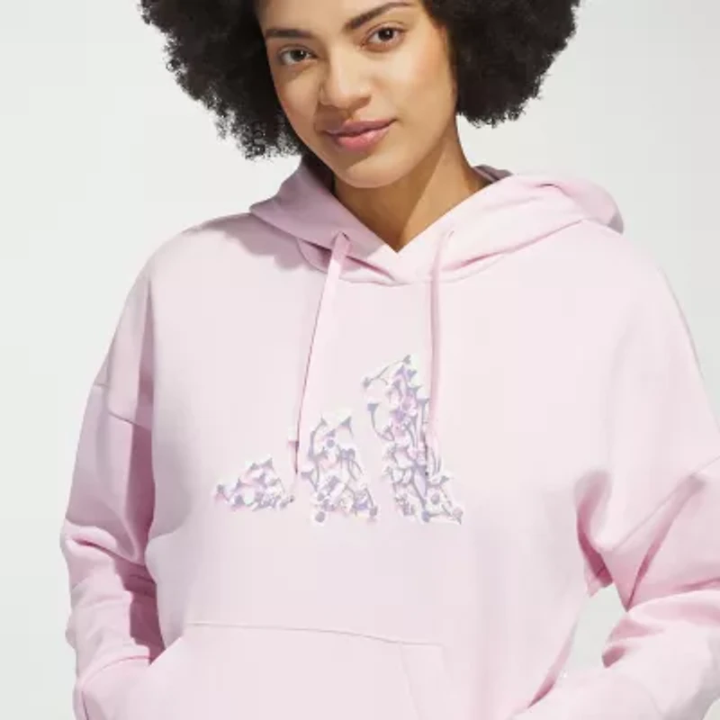 adidas Womens Long Sleeve Fleece Active Hoodie