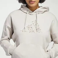 adidas Womens Long Sleeve Fleece Active Hoodie