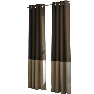 CHF Kendall Grommet Top Light-Filtering Single Curtain Panel