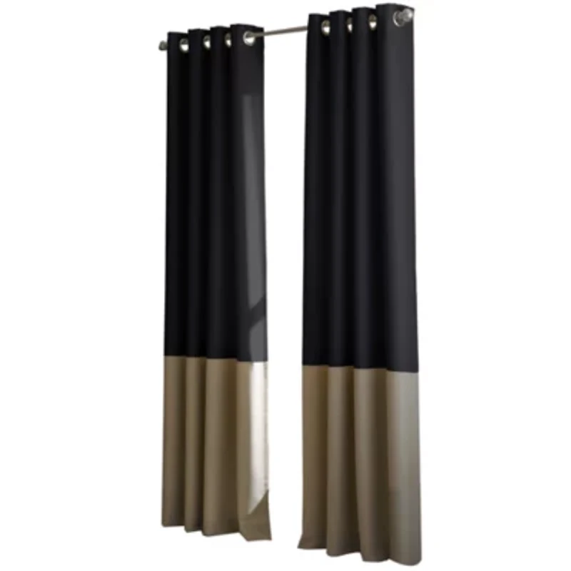CHF Kendall Grommet Top Light-Filtering Single Curtain Panel