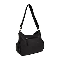 Bueno of California Elephant Large Washed Hobo Crossbody Bag