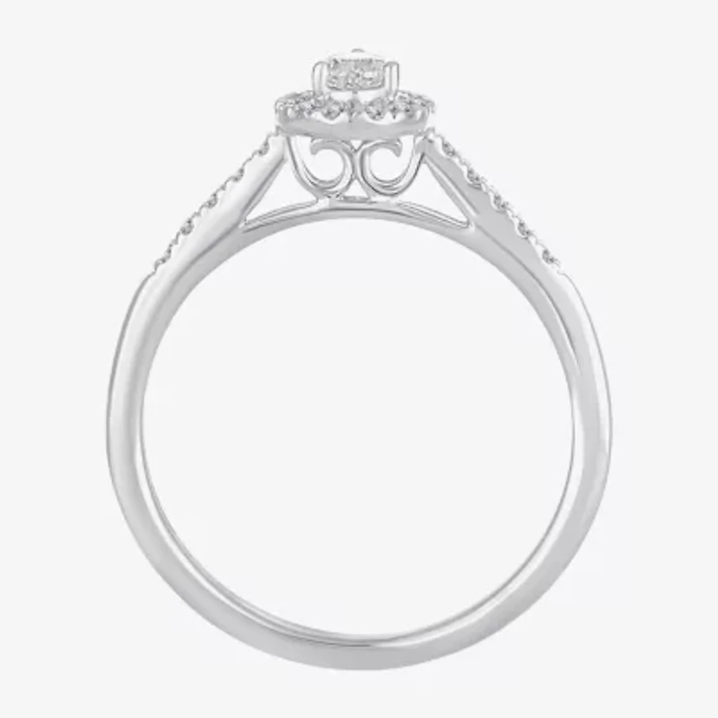 Womens / CT. T.W. Natural White Diamond 10K Gold Pear Engagement Ring