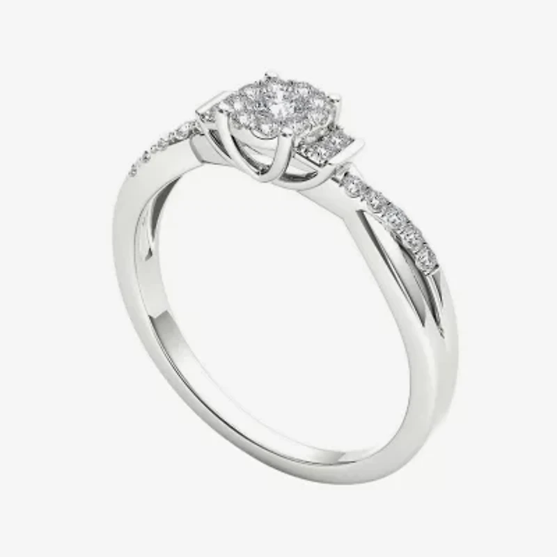 4 CT.T.W. Natural Diamond 10K Gold Engagement Ring