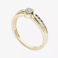 CT.T.W. Natural Diamond 10K Yellow Gold Engagement Ring