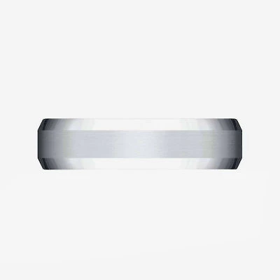 Mens Platinum 6mm Comfort-Fit Wedding Band