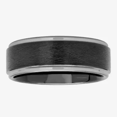 Mens 8MM Tungsten Wedding Band