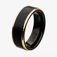 Inox Mens Jewelry 8MM Tungsten Hypoallergenic Wedding Band