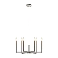 INK+IVY Renzetti 6-Light Candelabra Chandelier