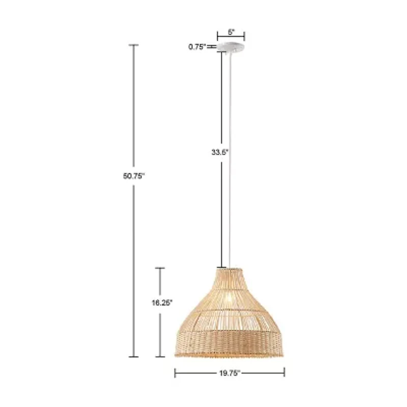 INK+IVY Wren Bell Shaped Pendant Light