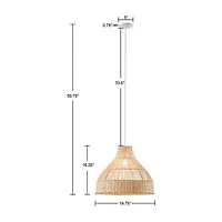 INK+IVY Wren Bell Shaped Pendant Light