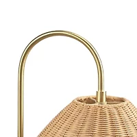 INK+IVY Laguna Rattan Weave Wall Sconce