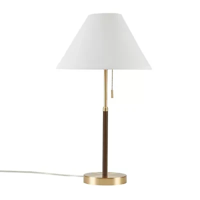 INK+IVY Bromley Two Tone Pull-Chain Metal Table Lamp