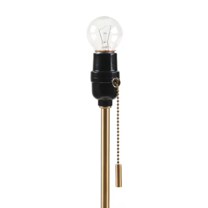INK+IVY Bromley Two Tone Pull-Chain Metal Table Lamp