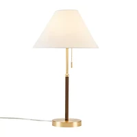 INK+IVY Bromley Two Tone Pull-Chain Metal Table Lamp
