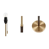 INK+IVY Bromley Two Tone Pull-Chain Metal Table Lamp