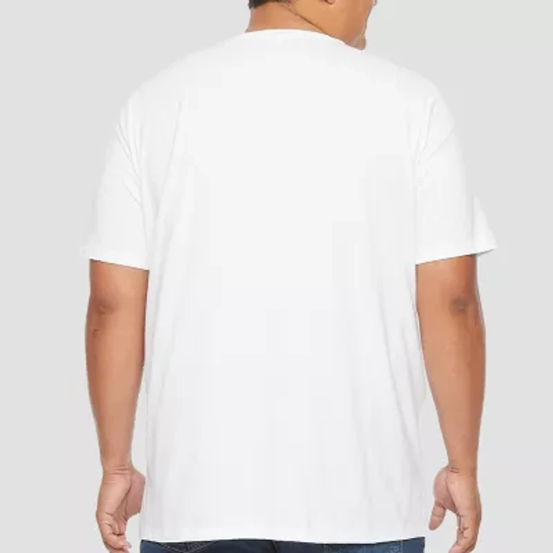 St. John's Bay Super Soft Mens Crew Neck Short Sleeve Quick Dry Big and Tall T-Shirt