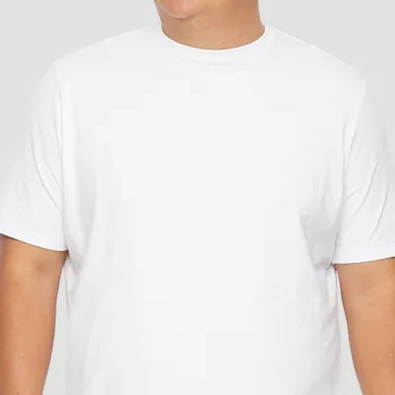 St. John's Bay Super Soft Mens Crew Neck Short Sleeve Quick Dry Big and Tall T-Shirt